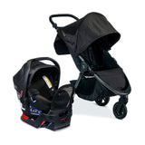 Britax B-Free and B-Safe Gen2 FlexFit+ Travel System - Midnight